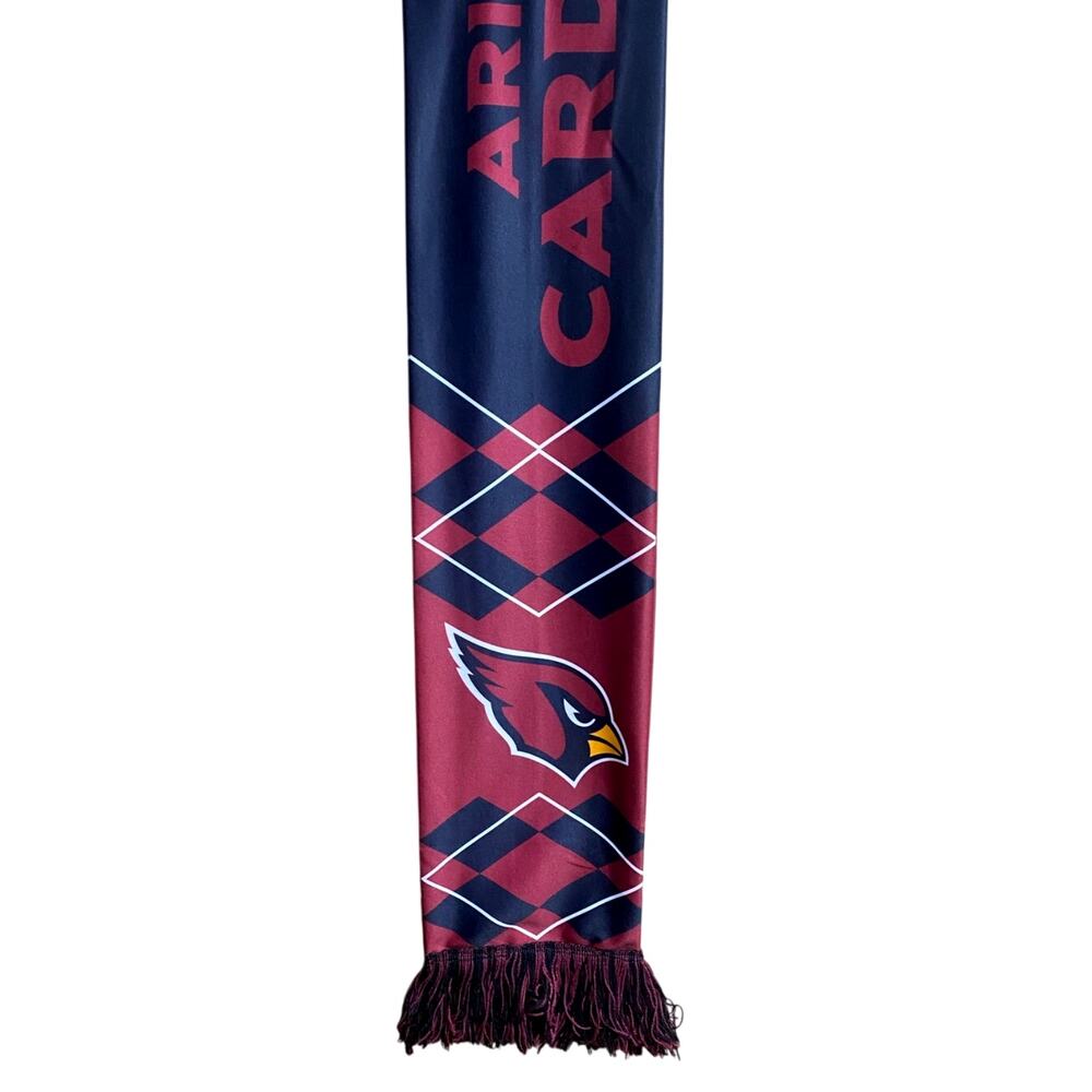 Arizona Cardinals Scarf Unisex OS Red Black Fringe